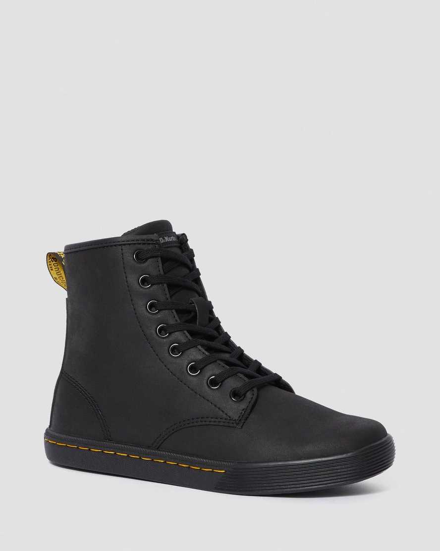 Dr. Martens Sheridan Matte Naisten Vapaa-ajan Nilkkurit - Mustat Nilkkurit [961-RZPABM]